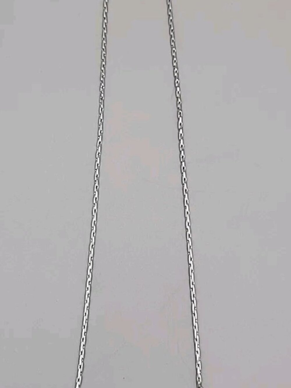 NVC Natasha V Collister Sterling Silver CZ Y Drop Necklace 17" Choker - Picture 13 of 13